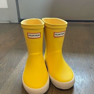Hunter Yellow Toddler Boots